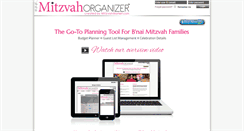 Desktop Screenshot of mitzvahorganizer.com